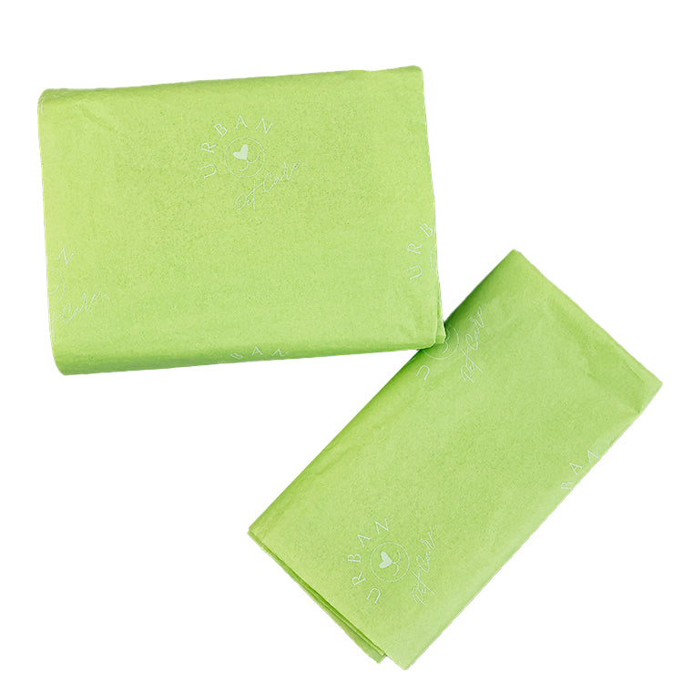 Green Shirley Paper Print White Pattern Wrapping Paper