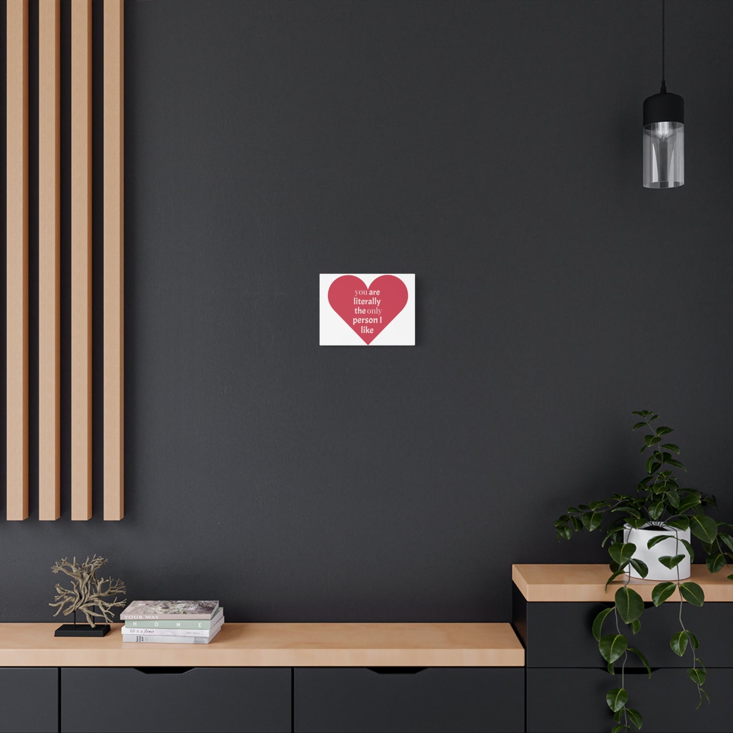Heartfelt Canvas Wall Art - Perfect Gift, Home Decor, Valentine's Day, Love Decoration, Relationship Memento