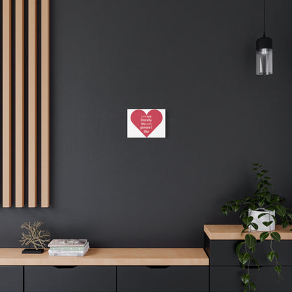 Heartfelt Canvas Wall Art - Perfect Gift, Home Decor, Valentine's Day, Love Decoration, Relationship Memento