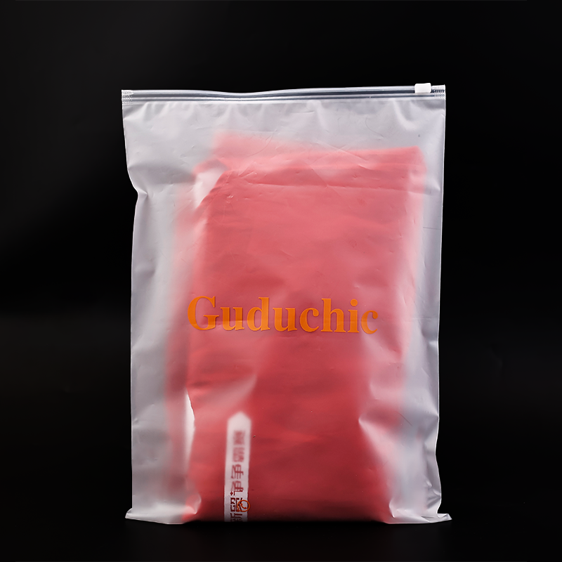 Guduchic Transparent Frosted Zipper Bag