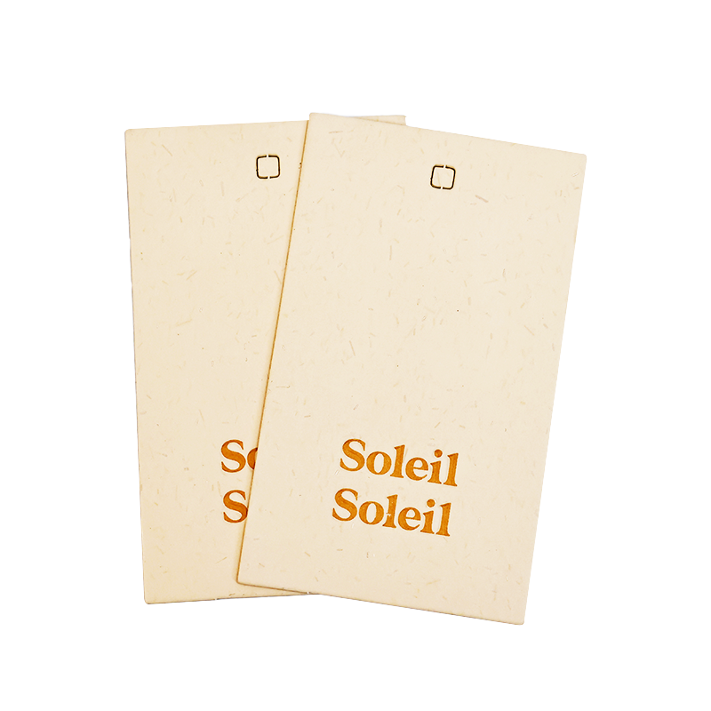 Off-white pattern embossed hangtag
