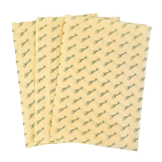 Yellow Shirley Paper Print Dark Green English Wrapping Paper