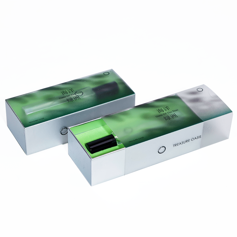 Long transparent frosted pull-out box