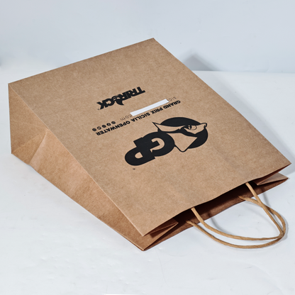 Kraft paper handbag