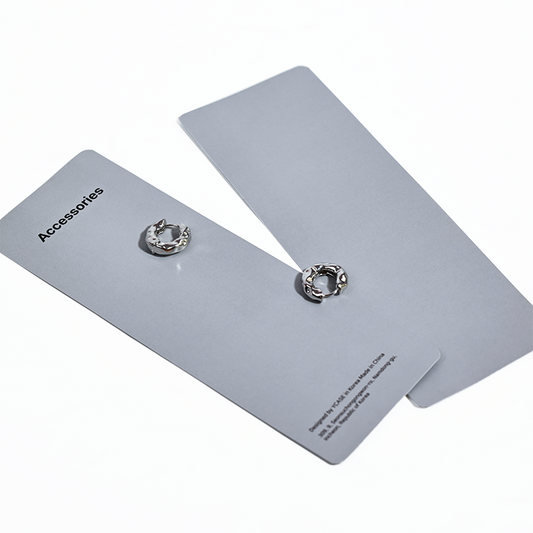 Gray long card