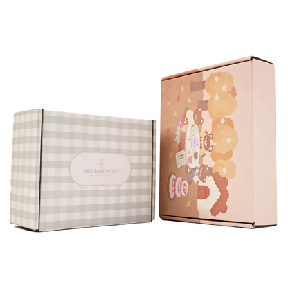 Macaron color airplane box