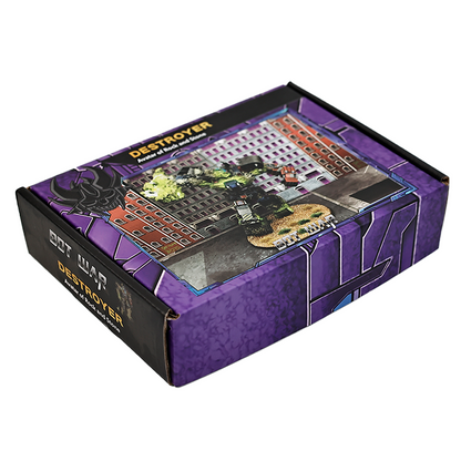 Dark purple building block flip cover packaging box
