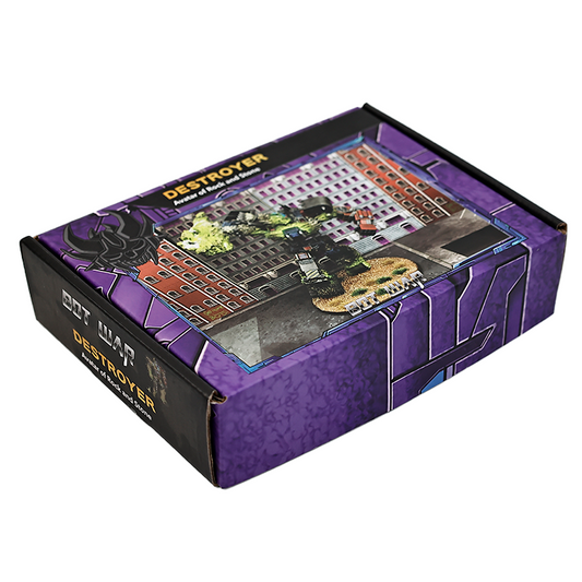 Dark purple building block flip cover packaging box
