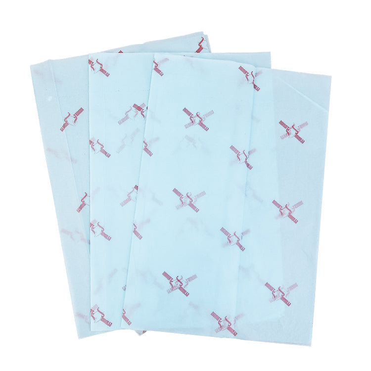 Blue Shirley Paper Printed Red Pattern Wrapping Paper