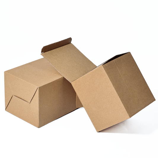 Square multi-lock kraft paper box