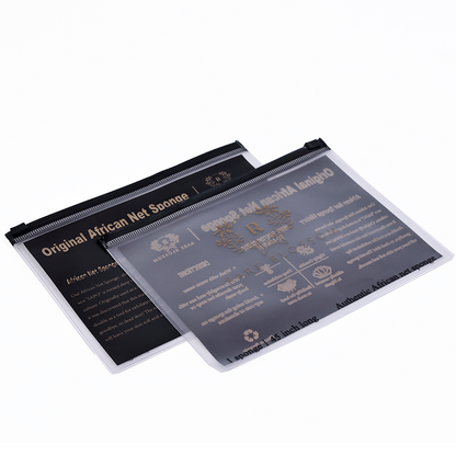 Single-sided transparent frosted PVC zipper bag