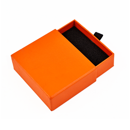 Orange Square Drawer Box