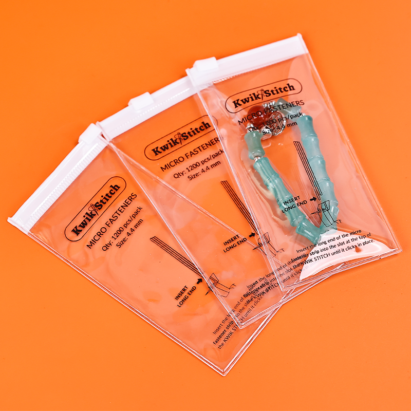 Small size transparent PVC zipper bag