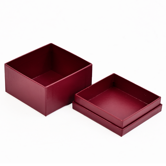 Red square lid gift box