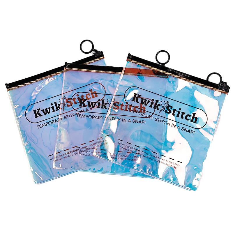 Large size square laser zipper bag