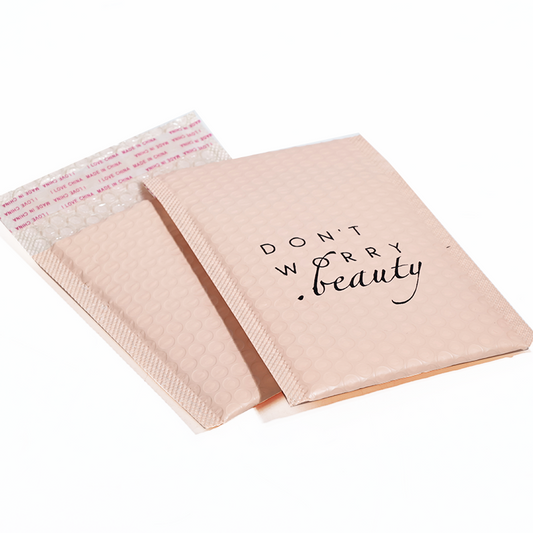 Pink co-extrusion film express bubble bag