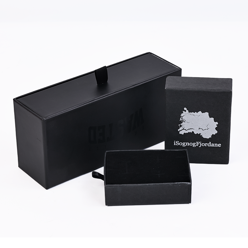 Black multi-size drawer box