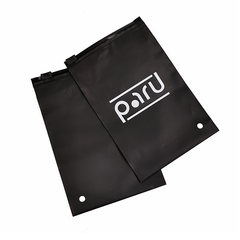 Small size black ziplock bag