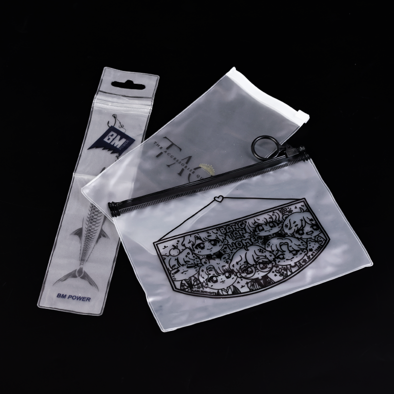 Various sizes of self-sealing PE zipper bags