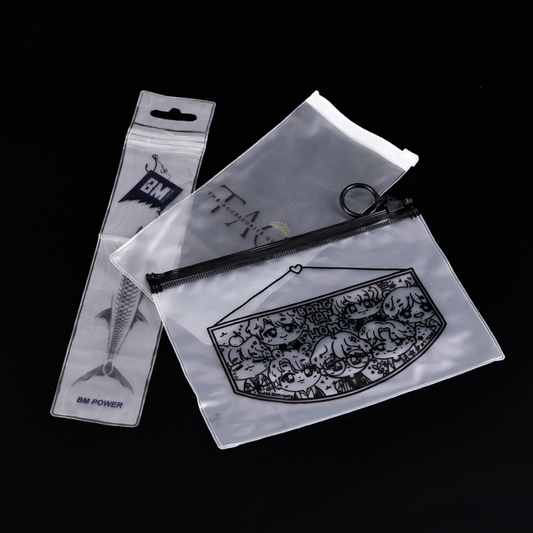 Various sizes of self-sealing PE zipper bags