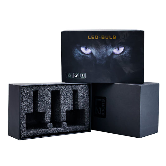 Black long lid gift box