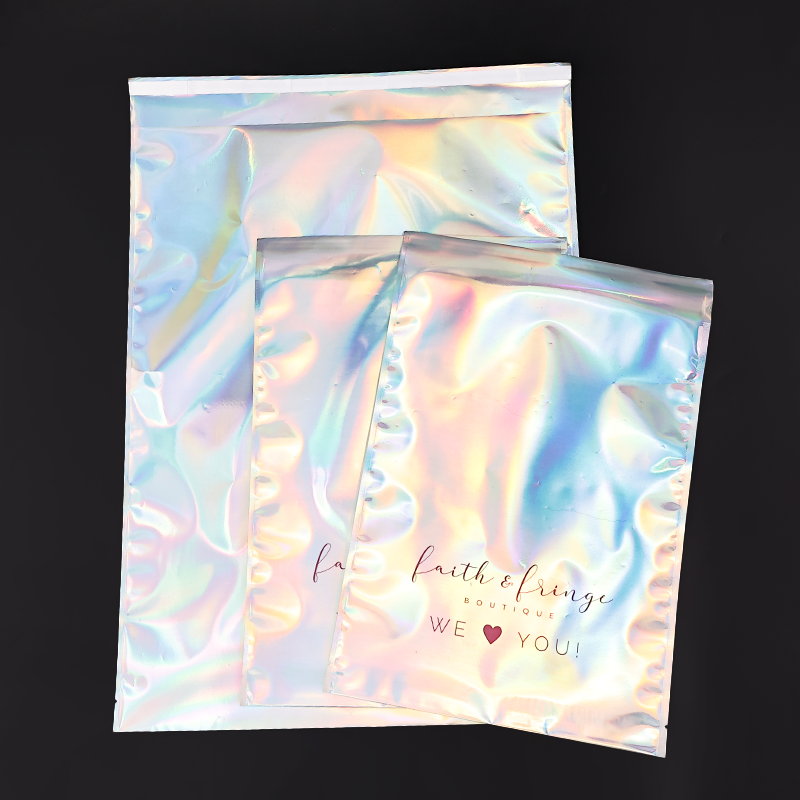 Laser plastic express packaging bag