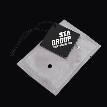 Transparent bag hangtag aromatherapy tablets