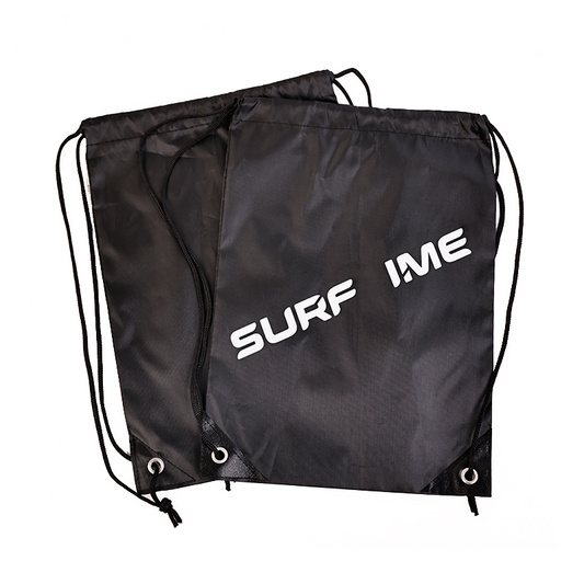 Black Backpack Drawstring Pocket
