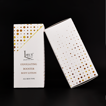 White cardboard pattern hot silver packaging box