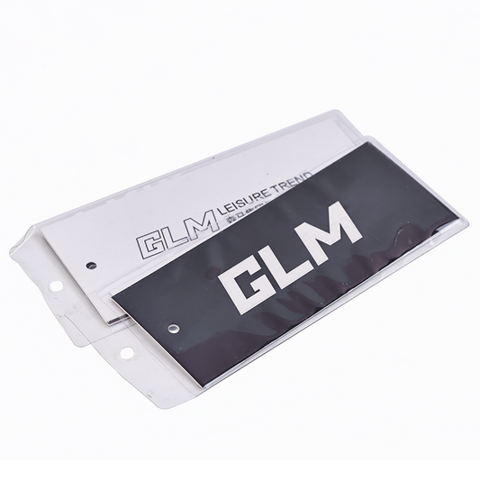 GLM multi-material packaging with a hang tag