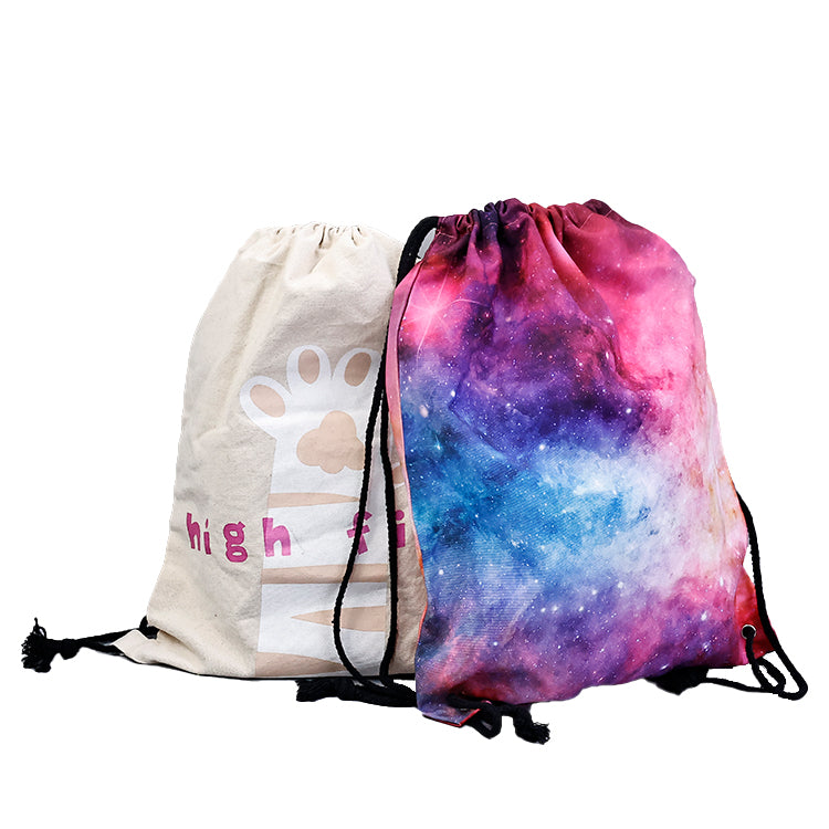 Zipperless Backpack Drawstring Bag