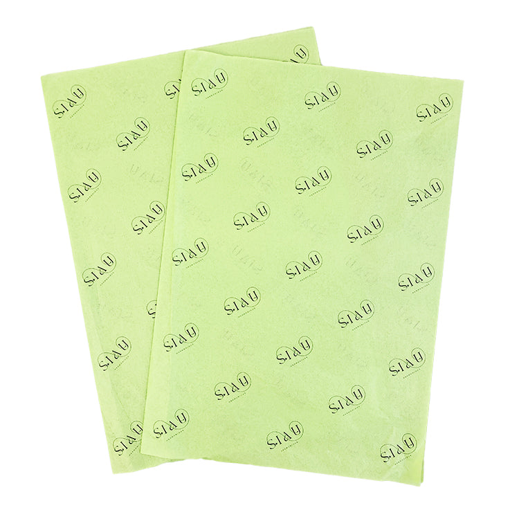 Green Shirley Paper Print Black English Wrapping Paper