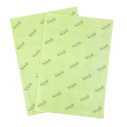 Green Shirley Paper Print Black English Wrapping Paper