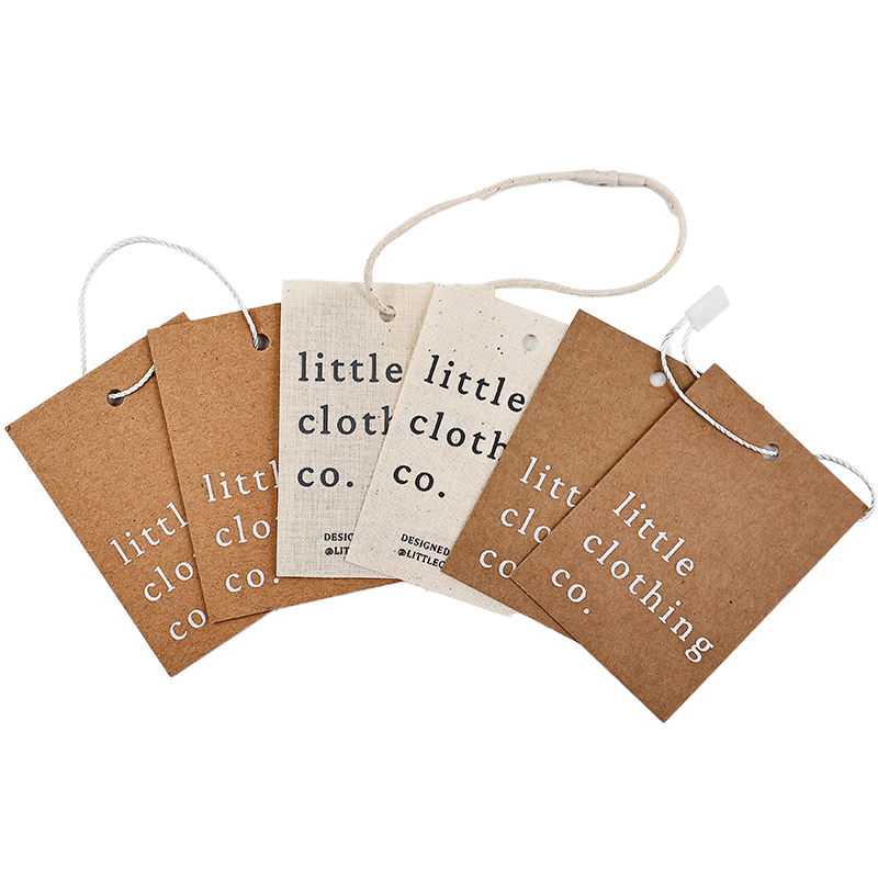 Multi-material style hangtag