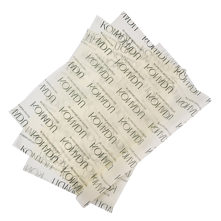 Light yellow wrapping paper pattern dark green printing