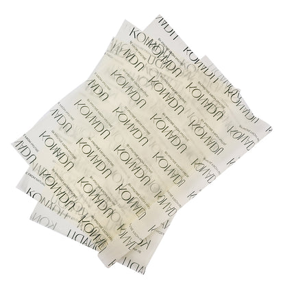 Light yellow wrapping paper pattern dark green printing