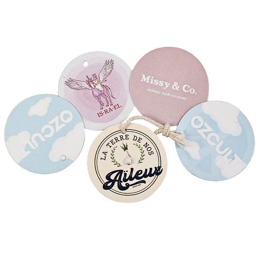 Full color printing round tag