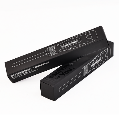 Black kraft paper hot silver UV printing packaging box