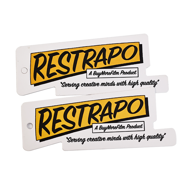 Special-shaped hangtag design double-sided printing