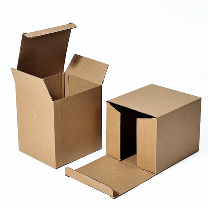 Square multi-lock kraft paper box