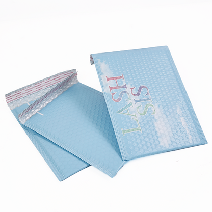 Blue co-extrusion film express bubble bag