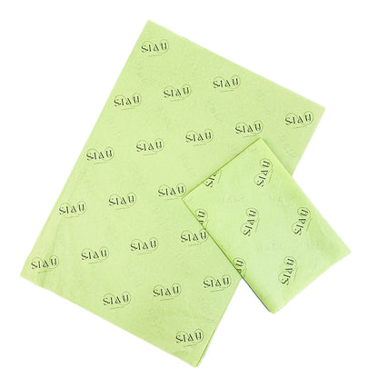 Green Shirley Paper Print Black English Wrapping Paper