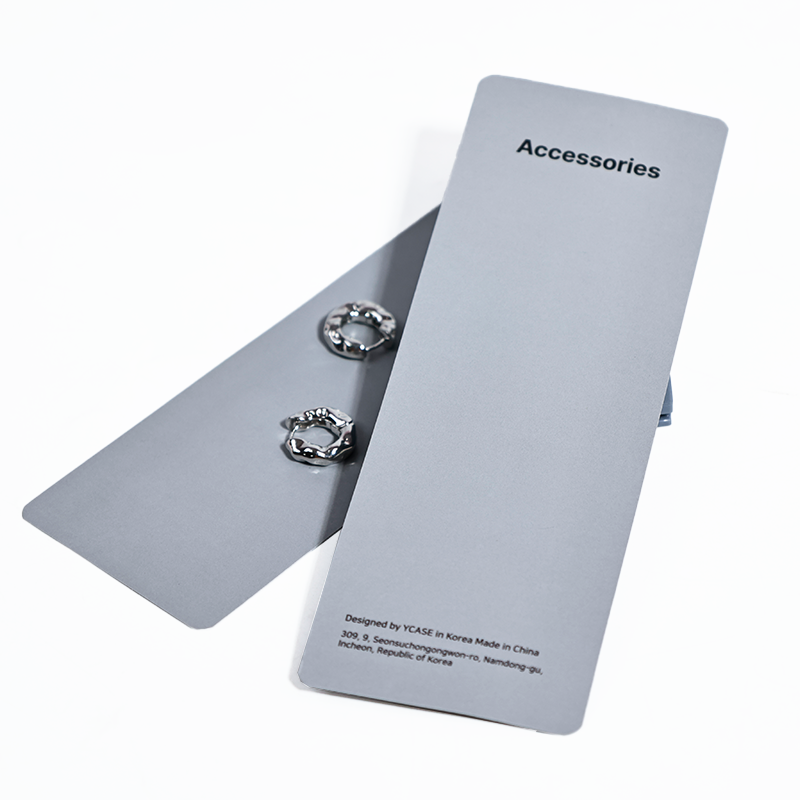 Gray long card