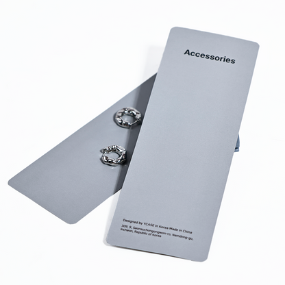 Gray long card