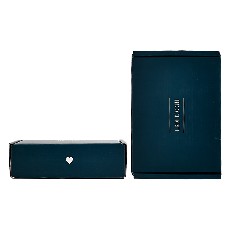 Dark blue flip top box