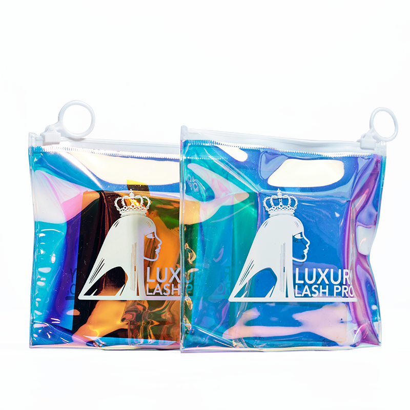 PVC square bottom zipper bag