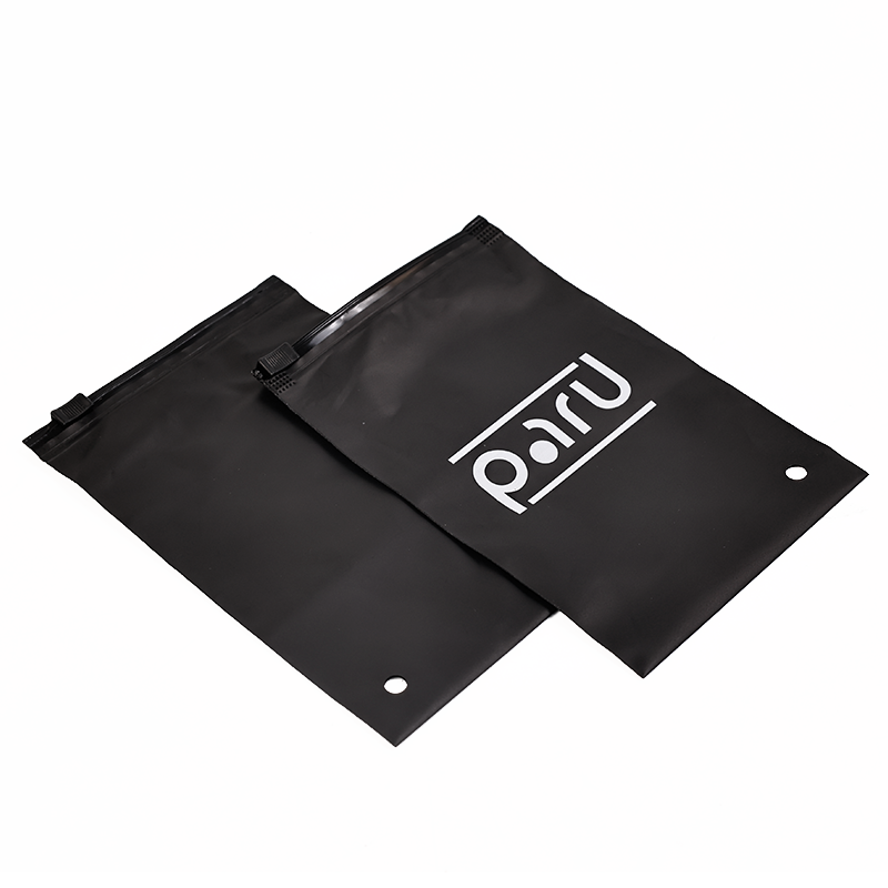 Small size black ziplock bag