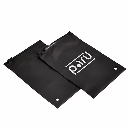 Small size black ziplock bag