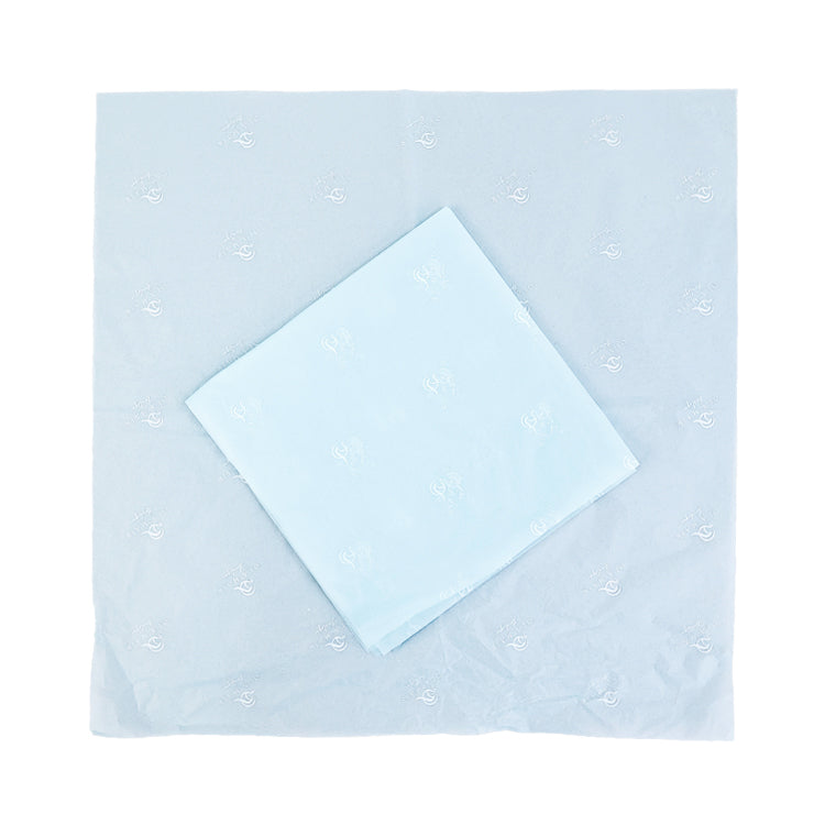 Blue Shirley Paper Print White Pattern Wrapping Paper