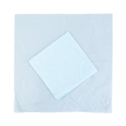 Blue Shirley Paper Print White Pattern Wrapping Paper